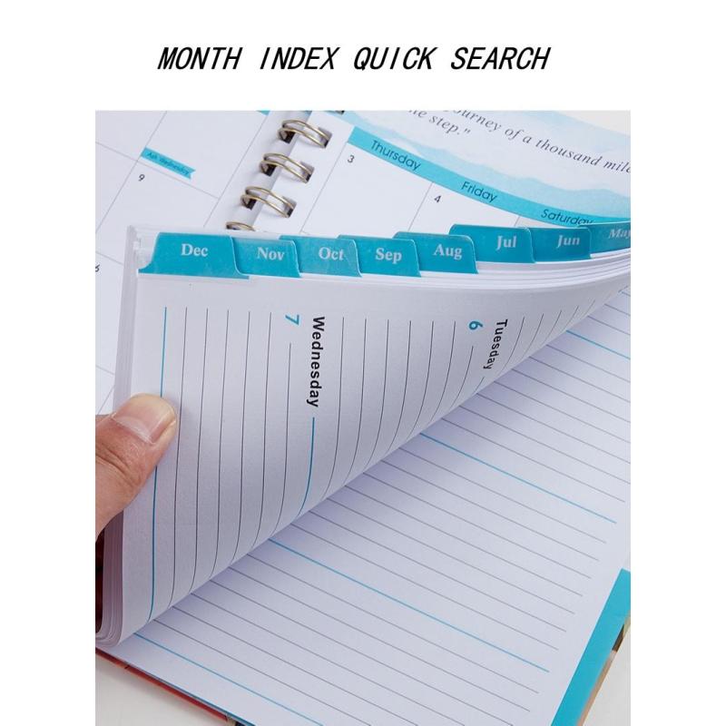 2024 week/daily plan sprial notebook